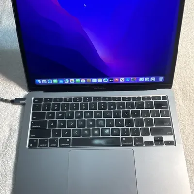 MacBook Air M1 2020 256GB Space Gray Fullset Mulus foto